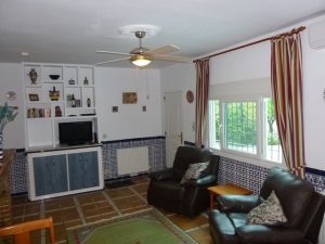 Sitting Room in Orange Grove at Finca Arboleda.