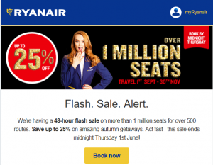 Ryanair Oferta